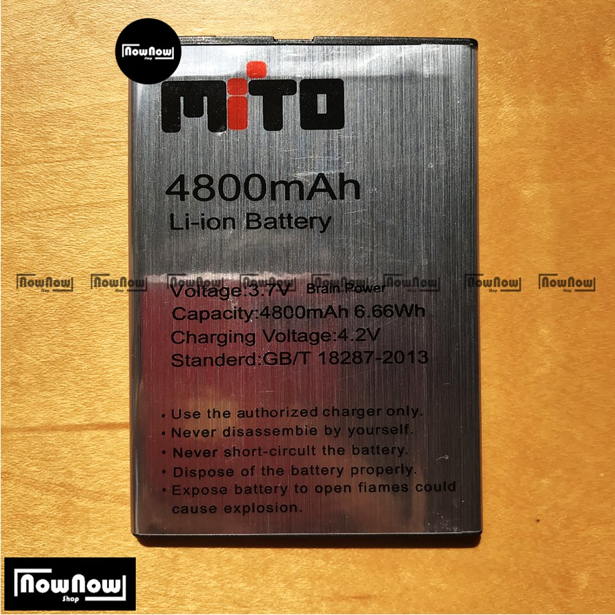 Baterai Mito A69 Fantasy 3 BA-000125 Original Double Power Batre Batrai Battery HP BA00125