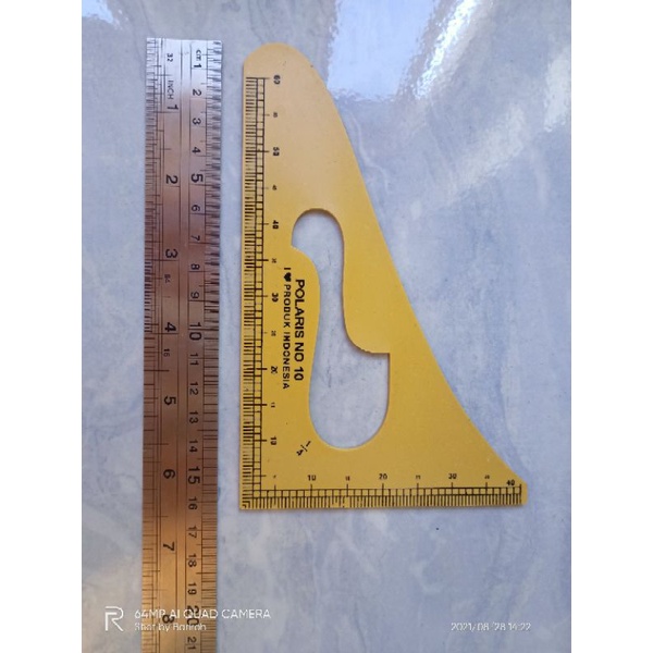 Penggaris Pola Kecil/ Penggaris Bebek/ Dressmaker Ruler