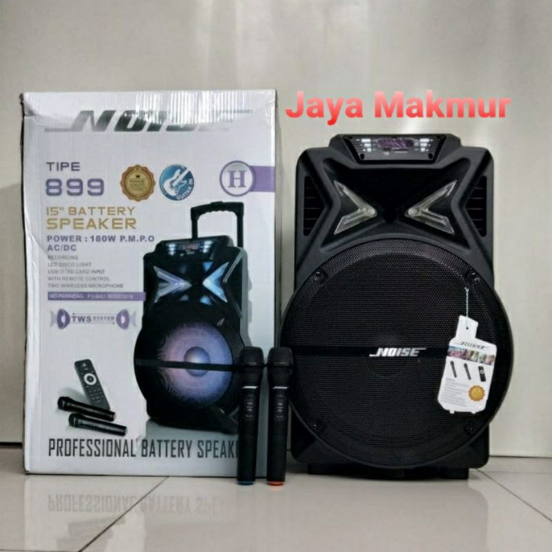 SPEAKER PORTABLE MEETING WIRELESS NOISE 899 - H 15 INCH ORIGINAL BLUETHOOTH