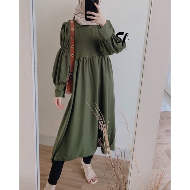 (MGA) TUNIK SOFARA REMPEL DAILY BUSUI WANITA TUNIK MOSCREPE PREMIUM