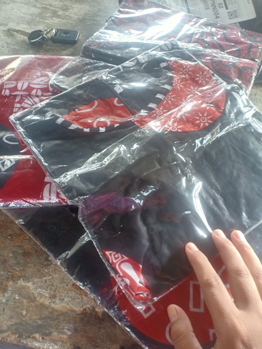 Terlaris Serut Genes Jelita Tunic Navbor Yelbor Whitbor Creambor Tunik Batik Modern Hrb030 D