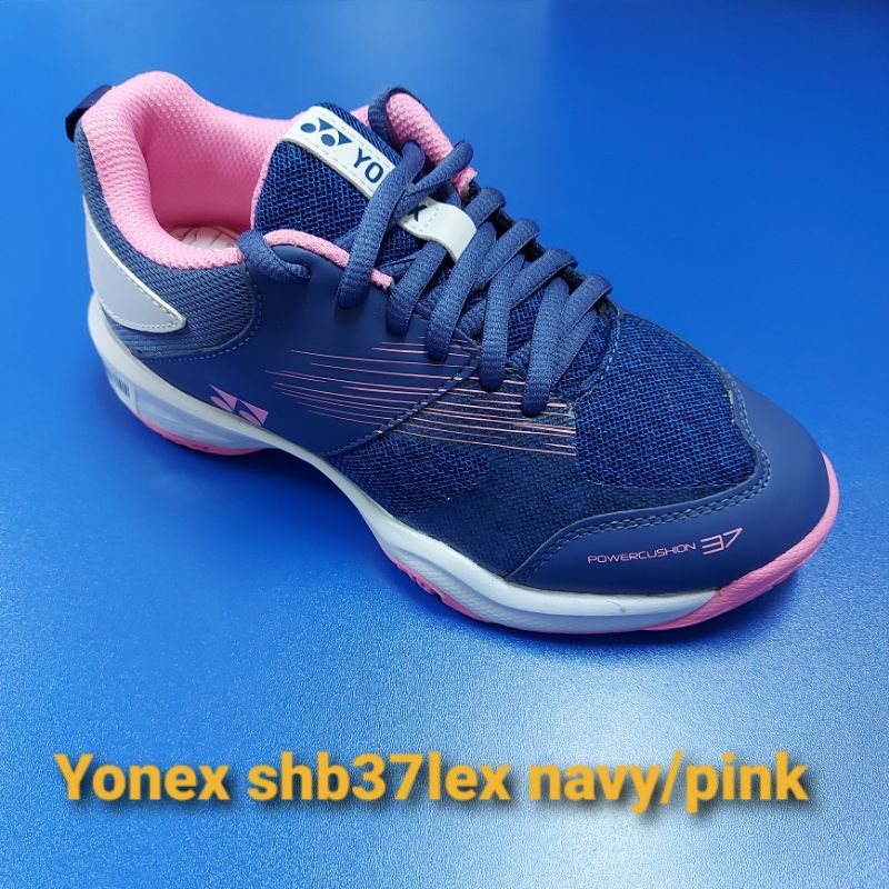SEPATU BADMINTON YONEX SHB37LEX NAVYPINK ORIGINAL BEST SELLER