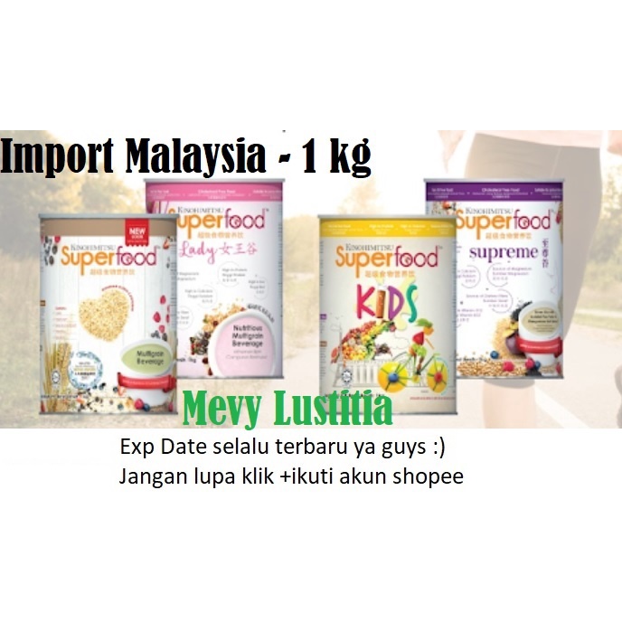 

MALAYSIA 1kg Kinohimitsu Superfood Lady Kids Supreme Multigrains Beverage Kid Anak Anak