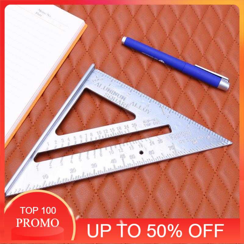 

[PROMO] Taffware Penggaris Siku Mistar Triangle Ruler Aluminium - VK18 Baru