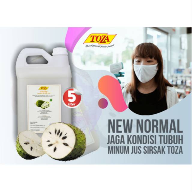 

Toza Juice Buah Sirsak 5 Liter