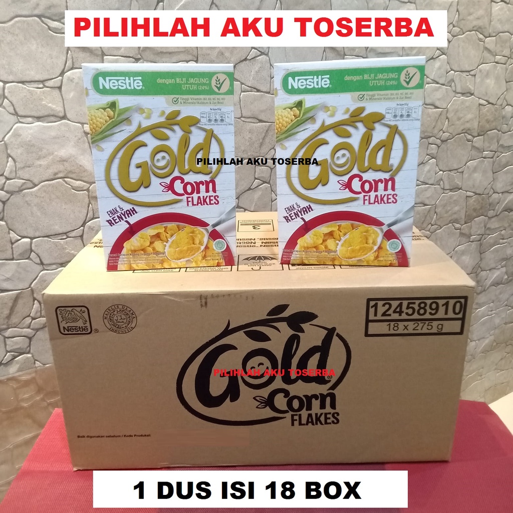 Nestle cereal CORN FLAKES 275 gr - (HARGA 1 KARTON ISI 18 BOX)