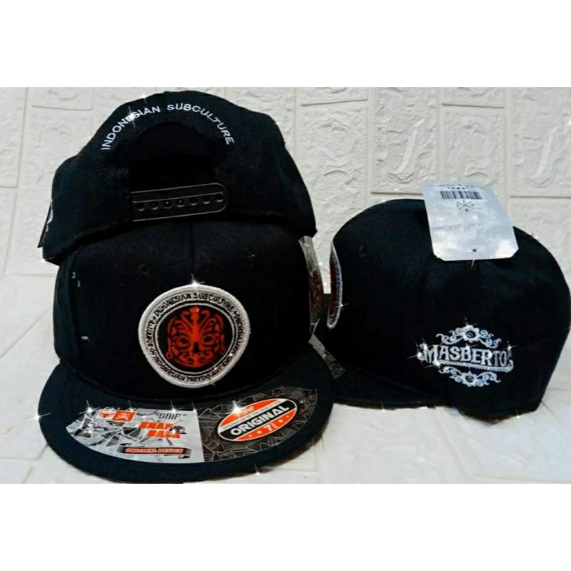 TOPI SNAPBACK MASBERTO (MASYARAKAT BERTATO)