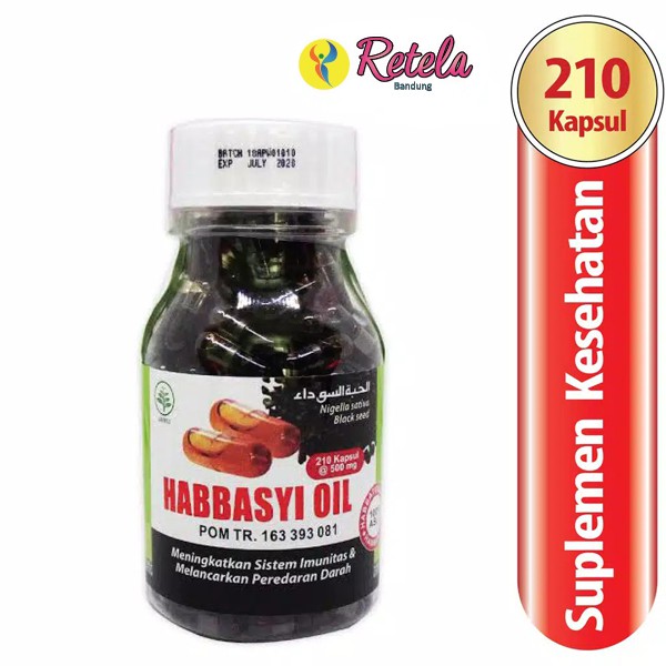 

Habbasyi Oil 500 Mg 210 Kapsul Obat Herbal Daya Tahan Tubuh