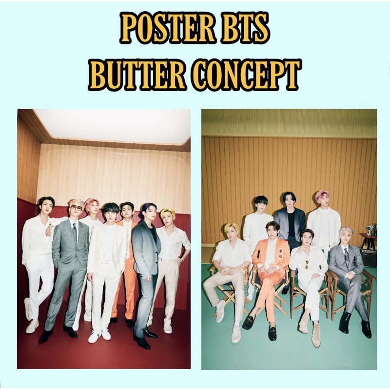 POSTER BTS BUTTER CONCEPT