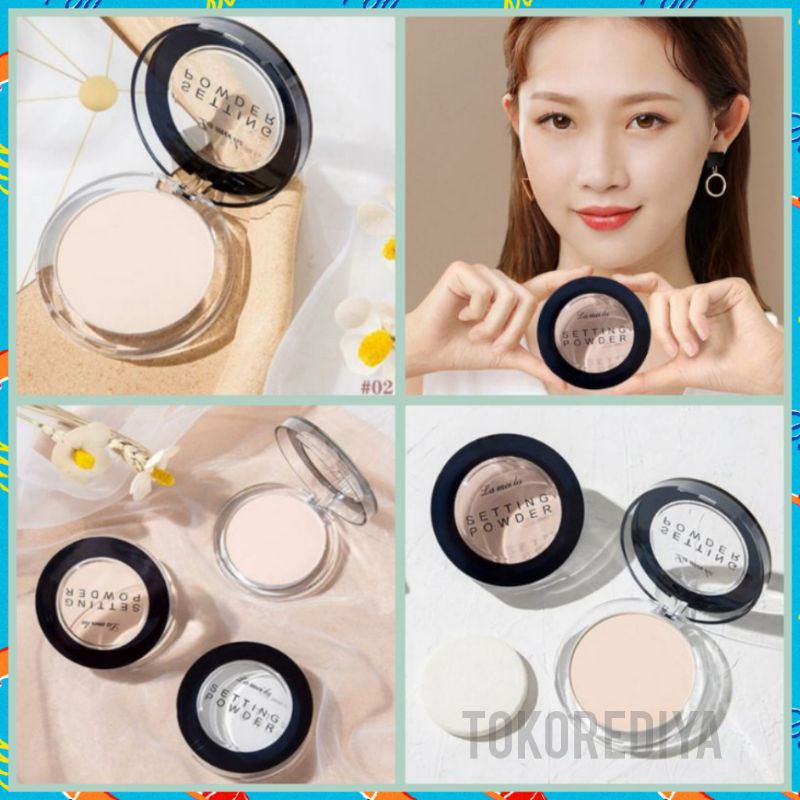 Setting Powder LAMEILA Original Smoothing And Brightening Bedak Padat Make Up Wajah