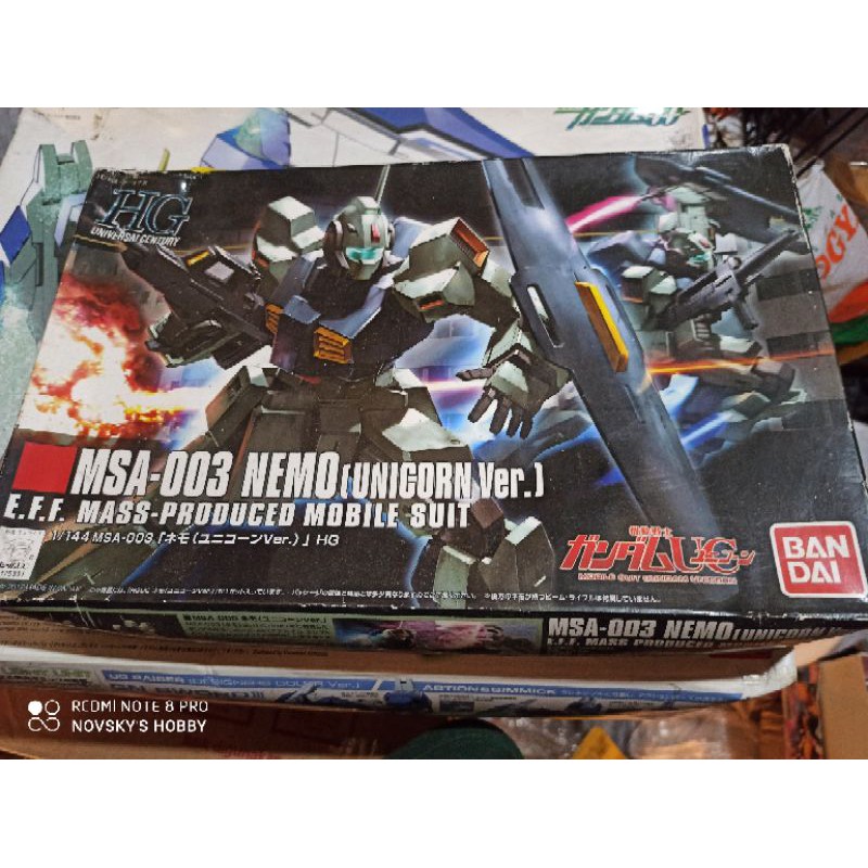 bandai HGUC 1/144 MSA-003 Nemo unicorn version