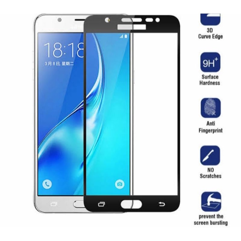 Tempered Glass Samsung J2 Prime Screen Guard Full Lem Full Screen