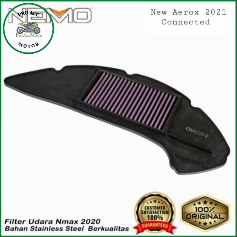 filter saringan Udara New Aerox Connected 2021 Nemo Ferox