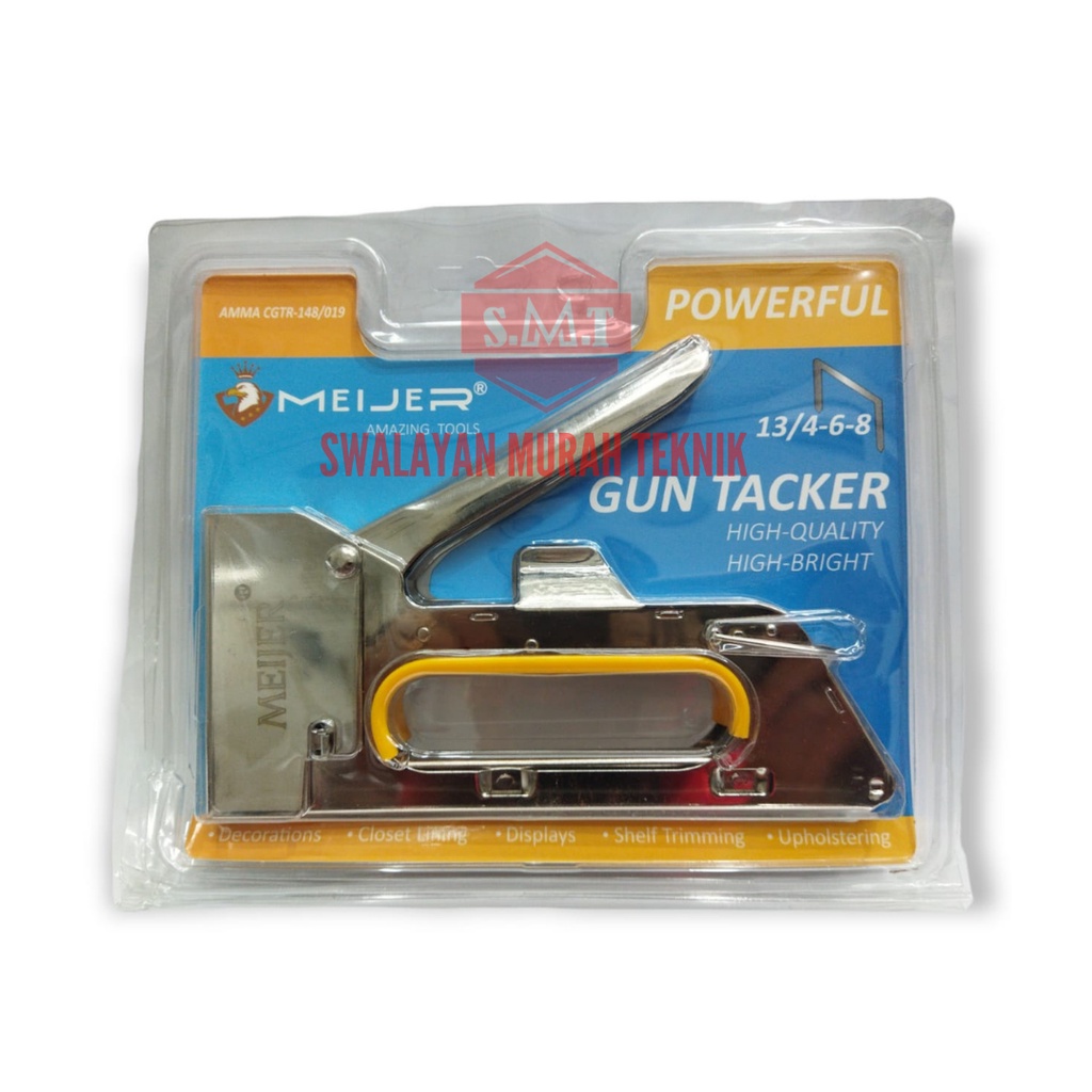 

MEIJER CGTR-148 Staples Tangan Manual R23 Gun Tacker Staple Jok 13/4-13/8