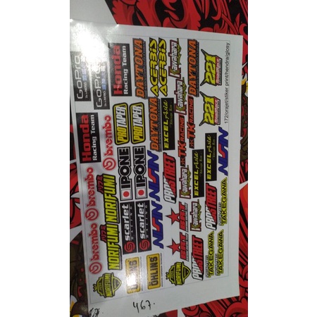 

STIKER PRINTING STIKER SPONSOR PRINTING STIKER KECIL PRINTING 50X30CM FREE LAMINASI GLOSSY DOFF