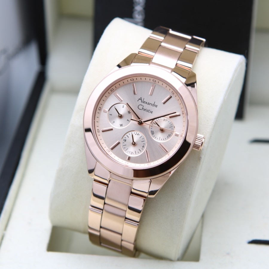 ALEXANDRE CHRISTIE AC 2950 FULL ROSEGOLD WANITA. ORIGINAL