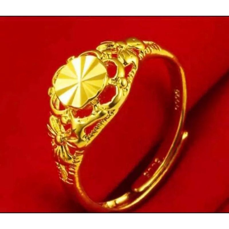 cincin cantik gold berlapis emas 24k sangat mewah