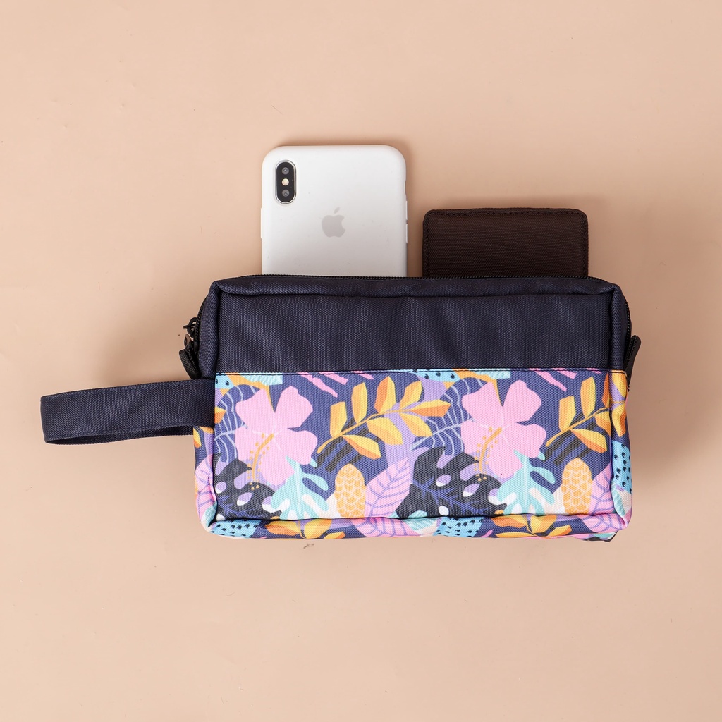 Pouch Hand Bag Clutch Tas Tangan Pria Wanita untuk Kerja Kantor Kuliah Jalan Footage TS-15