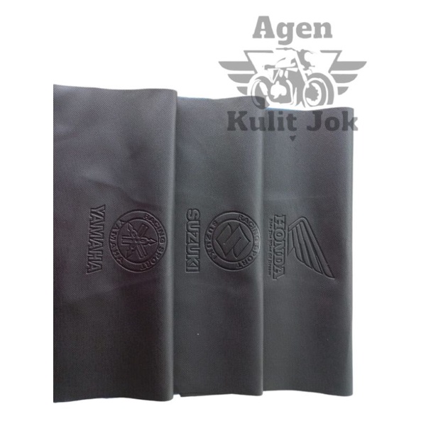 Cover jok/Sarung jok/kulit jok motor LOGO pres /Ukuran 85x46 dan 95x46 cm