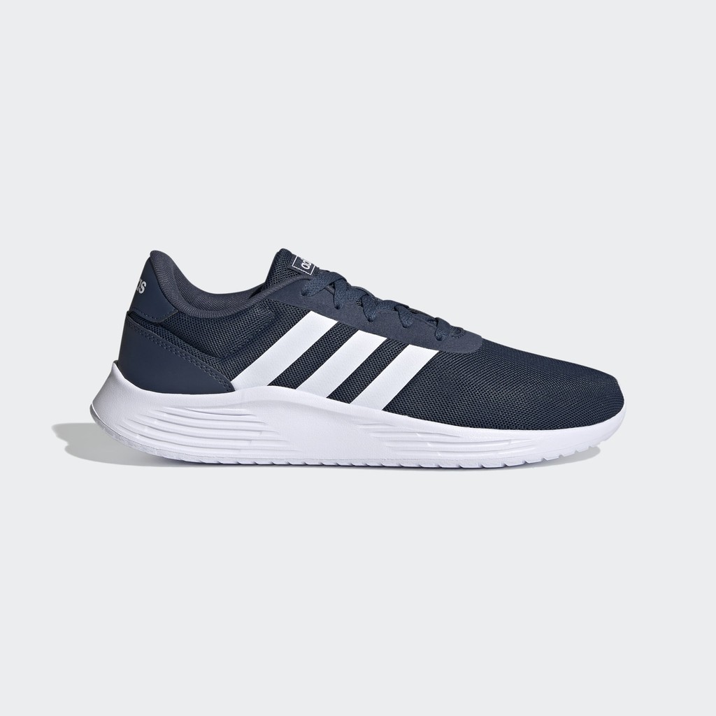 Sepatu Running Pria Adidas Lite Racer 2.0 Navy Putih