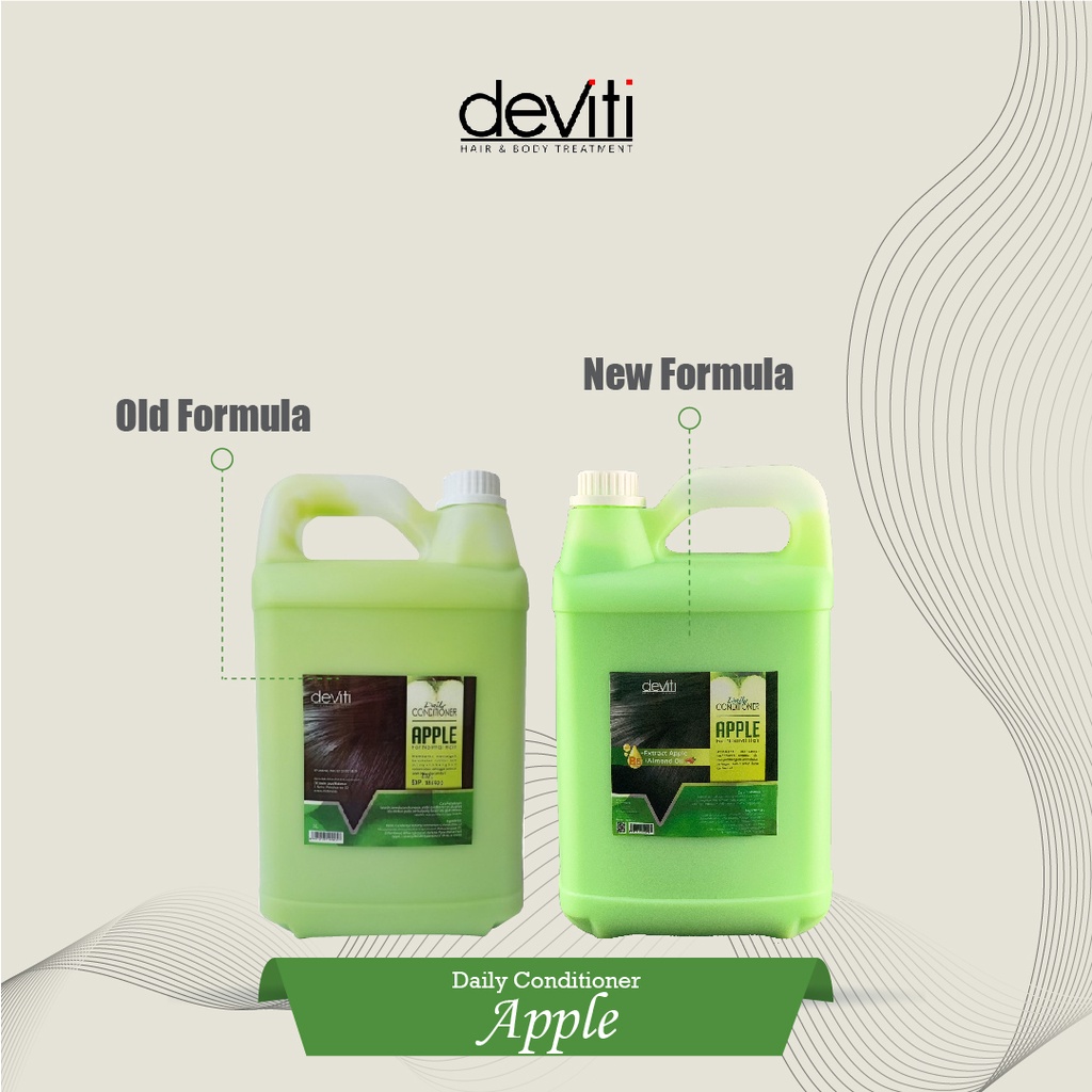 Deviti Hair Conditioner Aroma Apple Perawatan Akar Rambut - Jerigen 5L