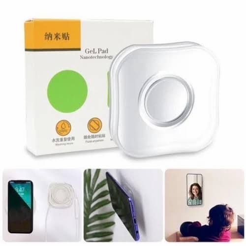 Gel Pad Nano Holder Transparant Tempel Handphone Smartphone HP Mobil/Gel Pad Nano Technology GelPad Phone Holder Serbaguna