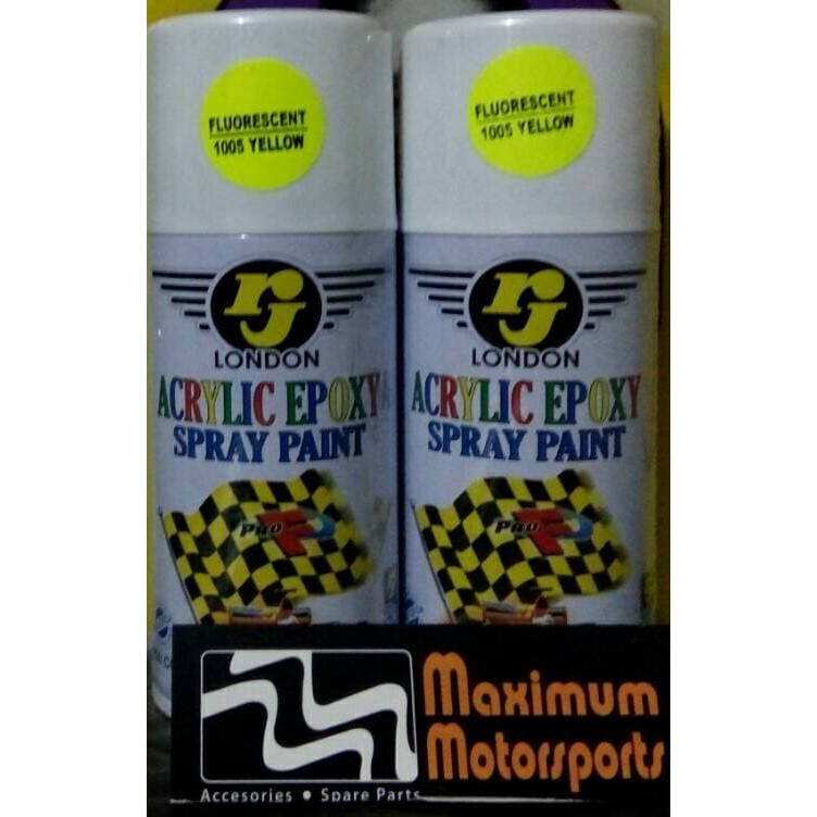 

RJ LONDON SPRAY-YELLOW STABILO(150cc)EXCELLENT GLOSS-HIGH QUALITY Murah + Gratis Ongkir