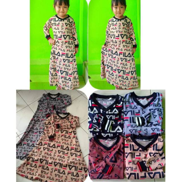  Harga  Gamis Fila  Anak Trend Busana Kekinian