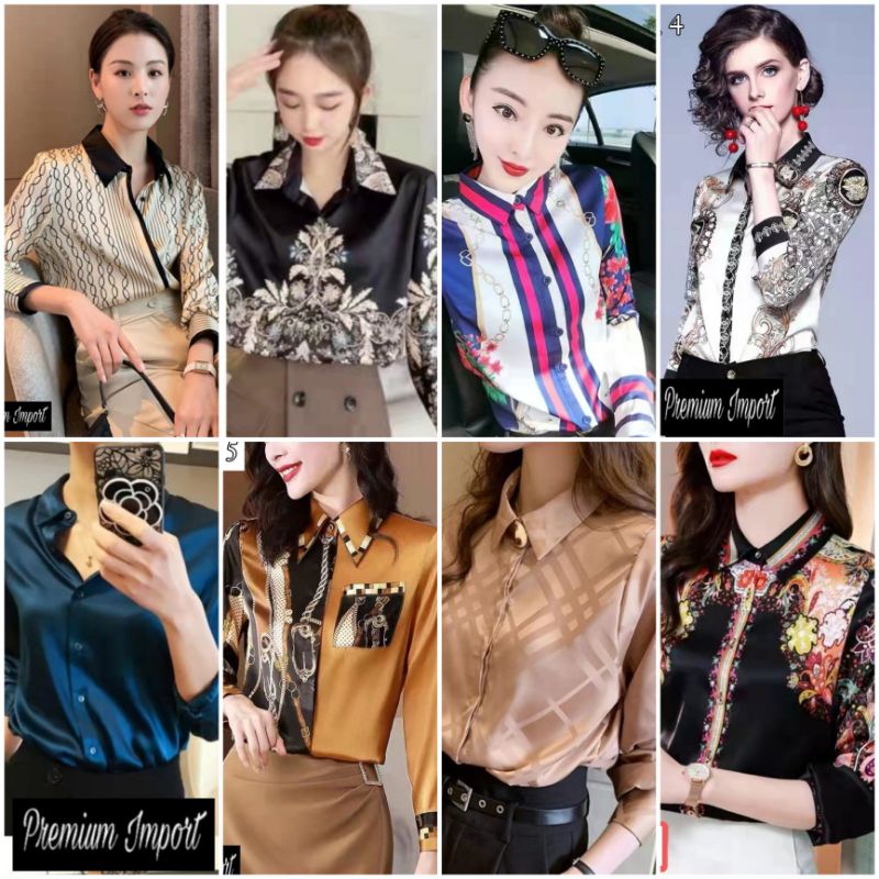 ⚡️CLEARANCE SALE ❤️ PREMIUM IMPORT ❤️ LUXURY SHIRT ELEGANT LONG SLEEVE BUTTON OFFICE SHIRT /  KEMEJA MEWAH POLOS &amp; MOTIF ( BUSUI FRIENDLY )