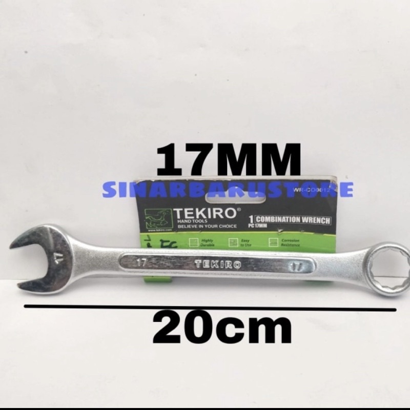 Kunci Ring Pas Tekiro 17MM