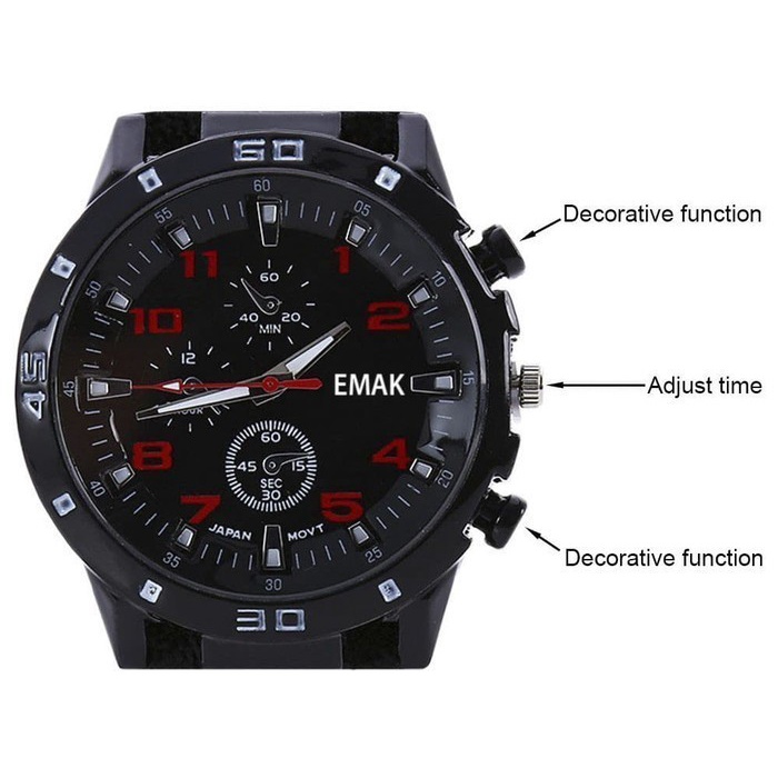 JAM TANGAN 5 IN 1 / JAM TANGAN OUTDOOR SURVIVAL tactical hiking