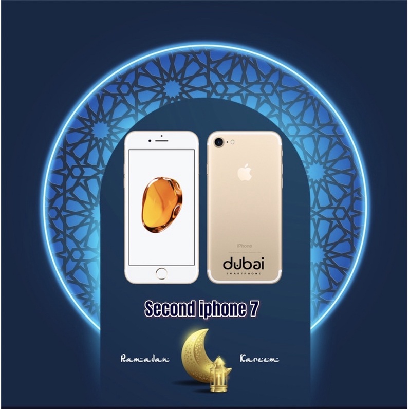 Second Apple iphone 7 like new-Gold