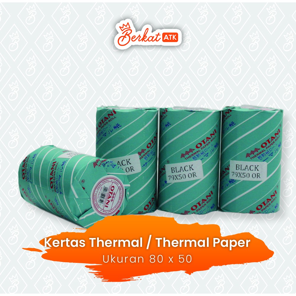 

Kertas Thermal / Thermal Paper Ukuran 80 x 50