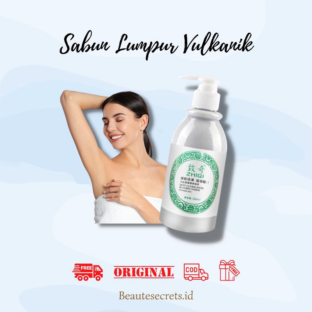 Original Sabun Lumpur Vulkanik / Sabun Lumpur Vulkanik Pemutih Badan / Volcanic Mud Bath 260ml