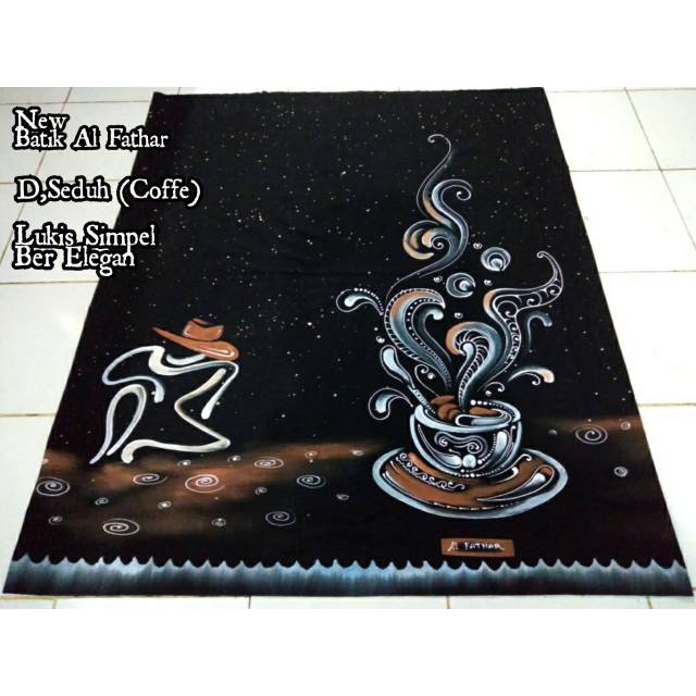 

SARUNG BATIK LUKIS HANDMADE SENIMAN PECINTA KOPI