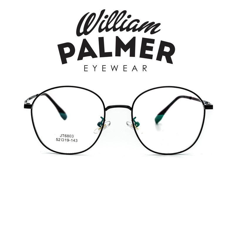 William Palmer Kacamata Pria Wanita Metal 6803  Black