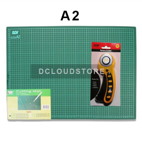 

Paket Cutting Mat SDI A2 + Rotary Cutter ZRM 45 mm