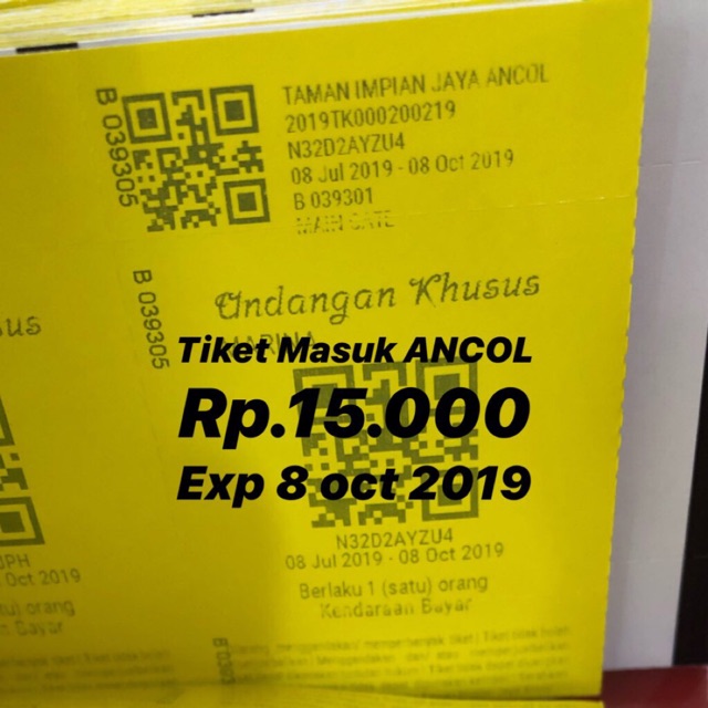 Tiket Masuk Ancol