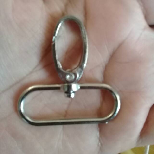 

1 pc Kait tas 3,8cm silver ecer bijian