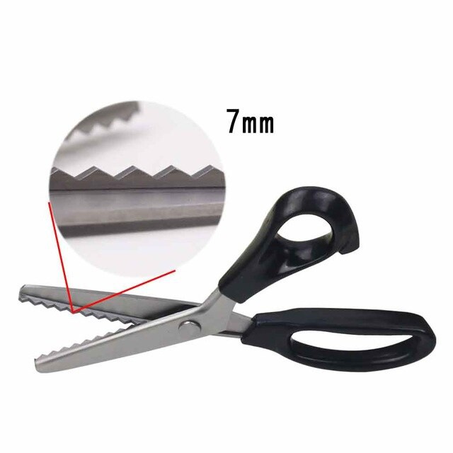 Gunting Kain Zigzag 9&quot; - Gunting Kain Belltex Stainless Steel