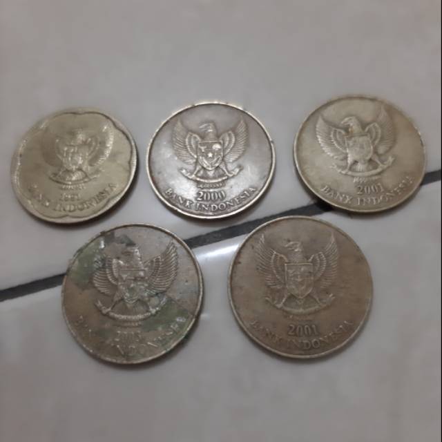 Koin jadul 500 rupiah tahun