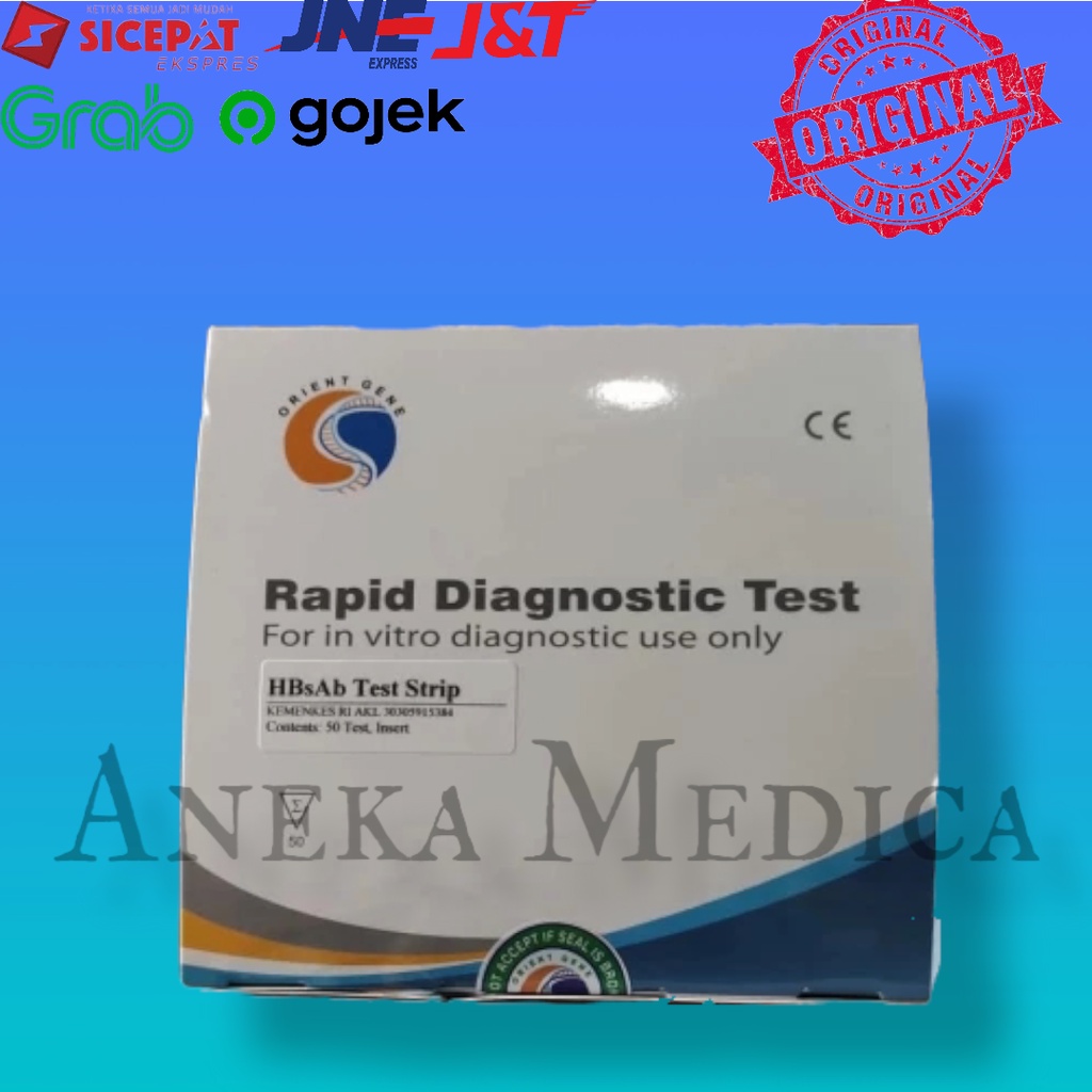 Orient Gene HBsAb Strip Test Serum/Plasma