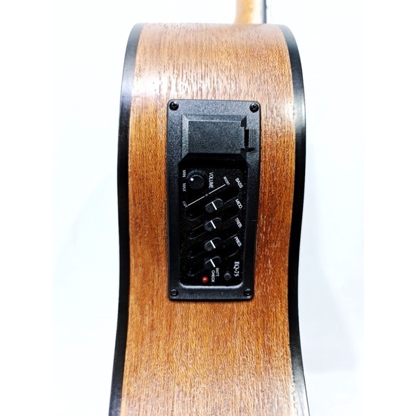 Gitar Classic Elektrik Merk Cowboy Original Tipe CG-100 NS NA Equalizer Eq-7545 Senar Nylon Klasik