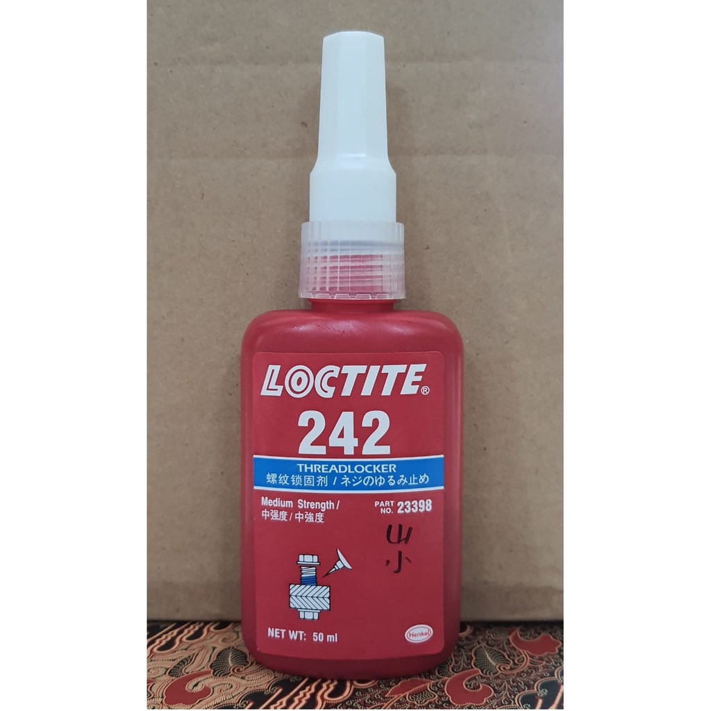 

LOCTITE 242 THREADLOCKER (MEDIUM STRENGTH) 23398