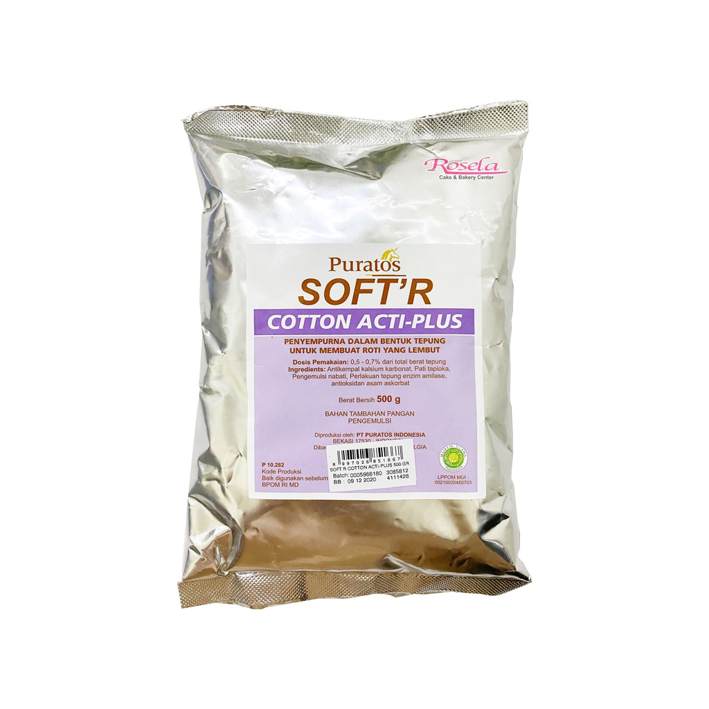 

Puratos SOFT'R Cotton Acti-Plus (Bread Improver - Pelembut Roti)