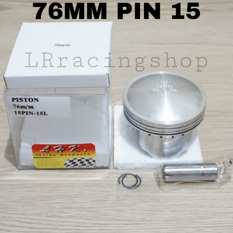 Piston LHK 76 76mm pin pen 15 set ring piston seher LHK thailand