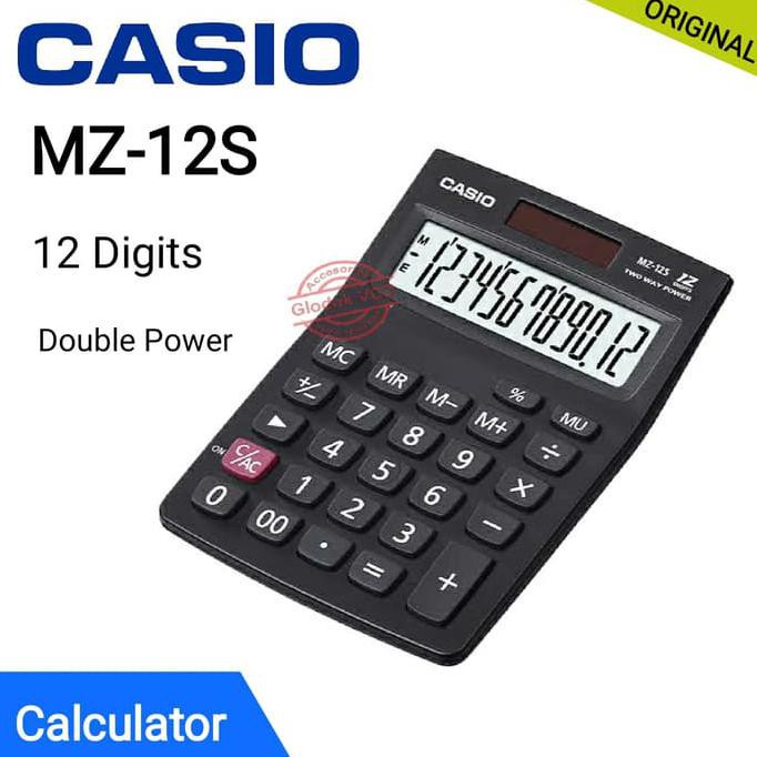 

CASIO KALKULATOR / CALCULATOR MZ-12S 12 DIGITS - CUCI GUDANG LHOOO