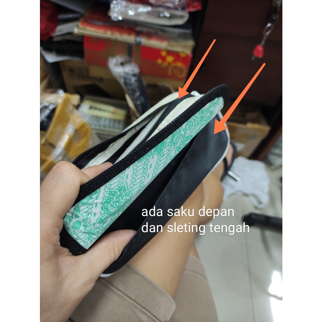 

tempat pensil kain murah yoppy sw pc 204 kotak sleting 2 sekat