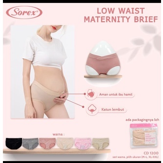 Sorex Celana dalam ibu melahirkan low waist MATERNITY BRIEF (pinggang rendah)