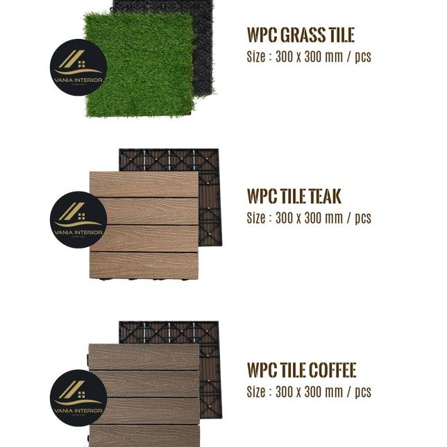 LANTAI KAYU DECK TILE WPC COUNTRYWOOD